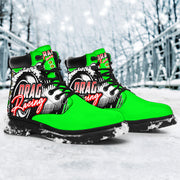 Drag Racing All-Season Boots pistachio