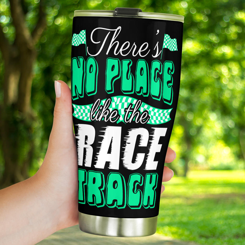 dirt track racing tumbler