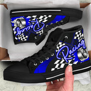 Racing High Top Shoes blue