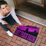 Custom shaped sprint car door mat