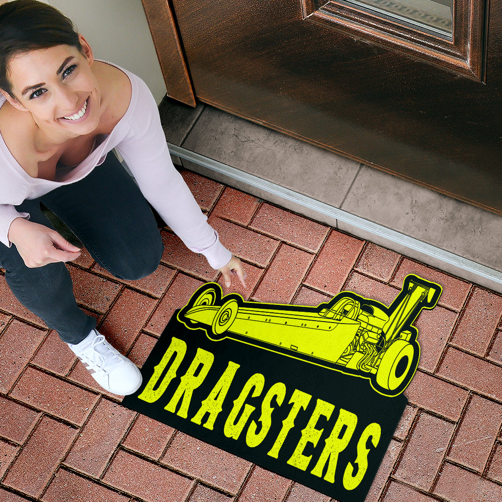 Custom Shaped Dragster Door Mat