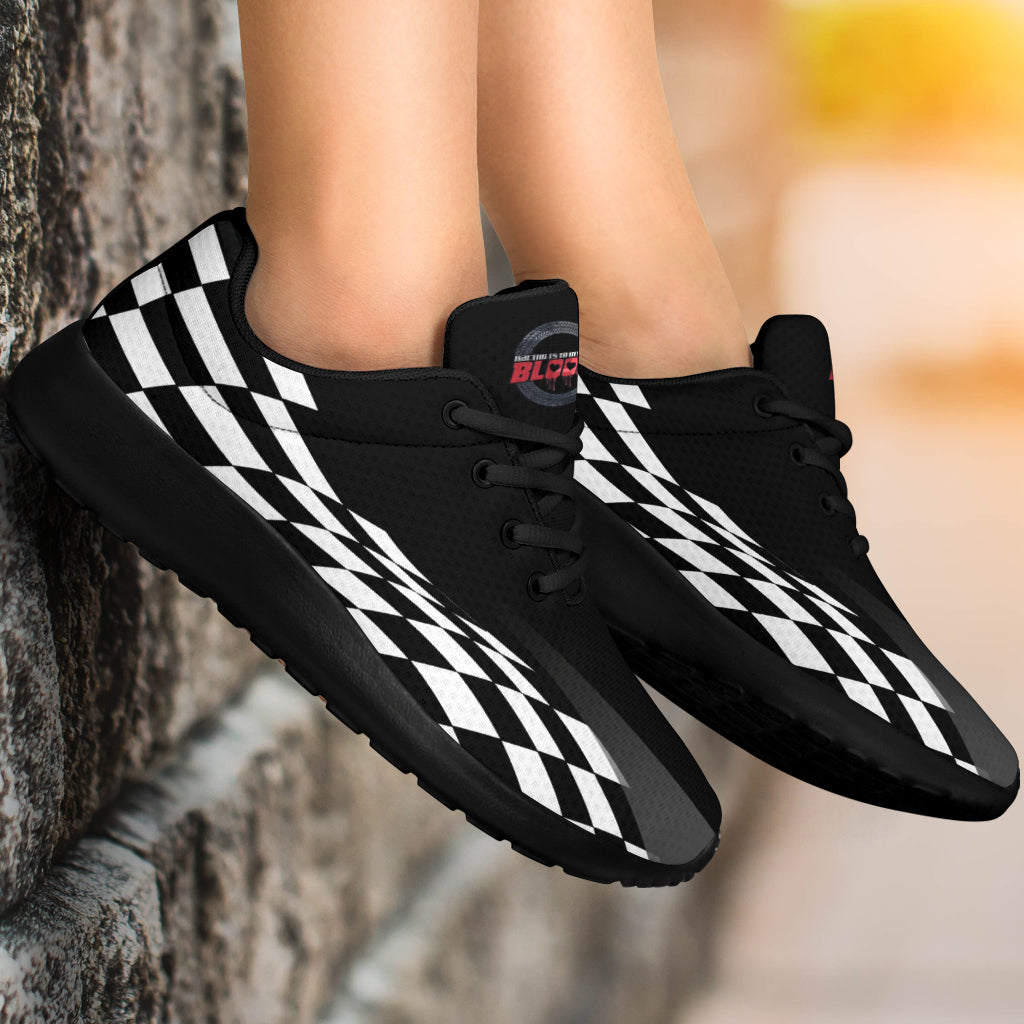 Racing Checkered Sneakers
