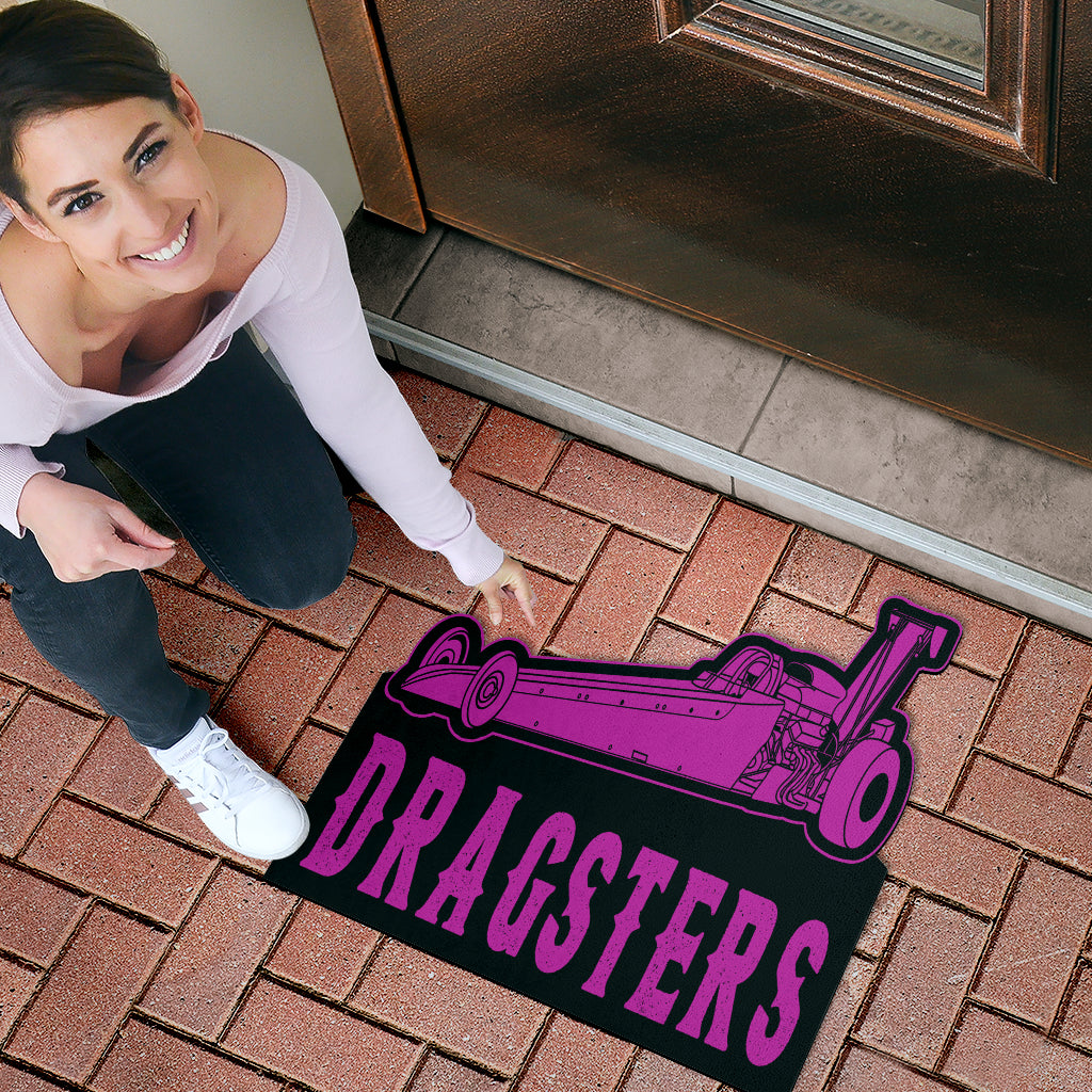 Custom Shaped Dragster Door Mat