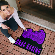 Custom Shaped Drag Racing Bike Door Mat