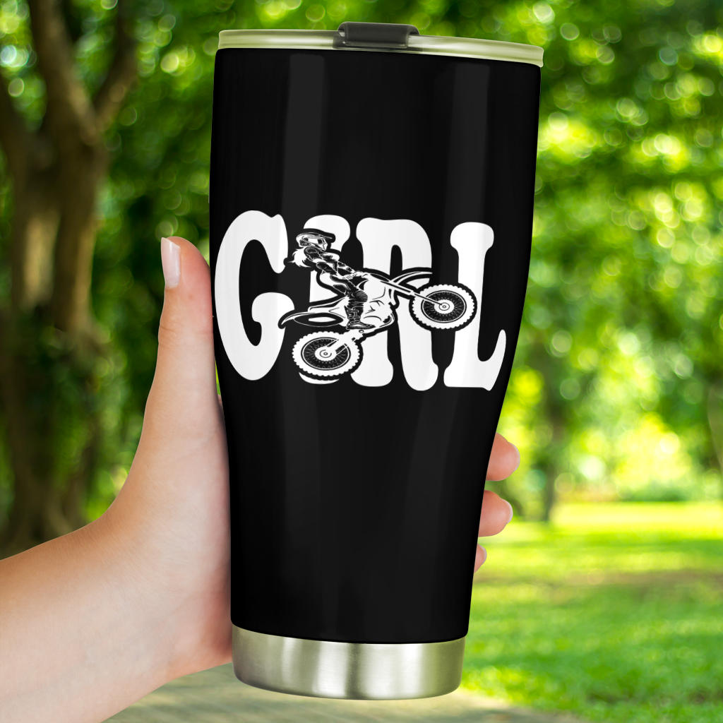 Motocross Girl Tumbler