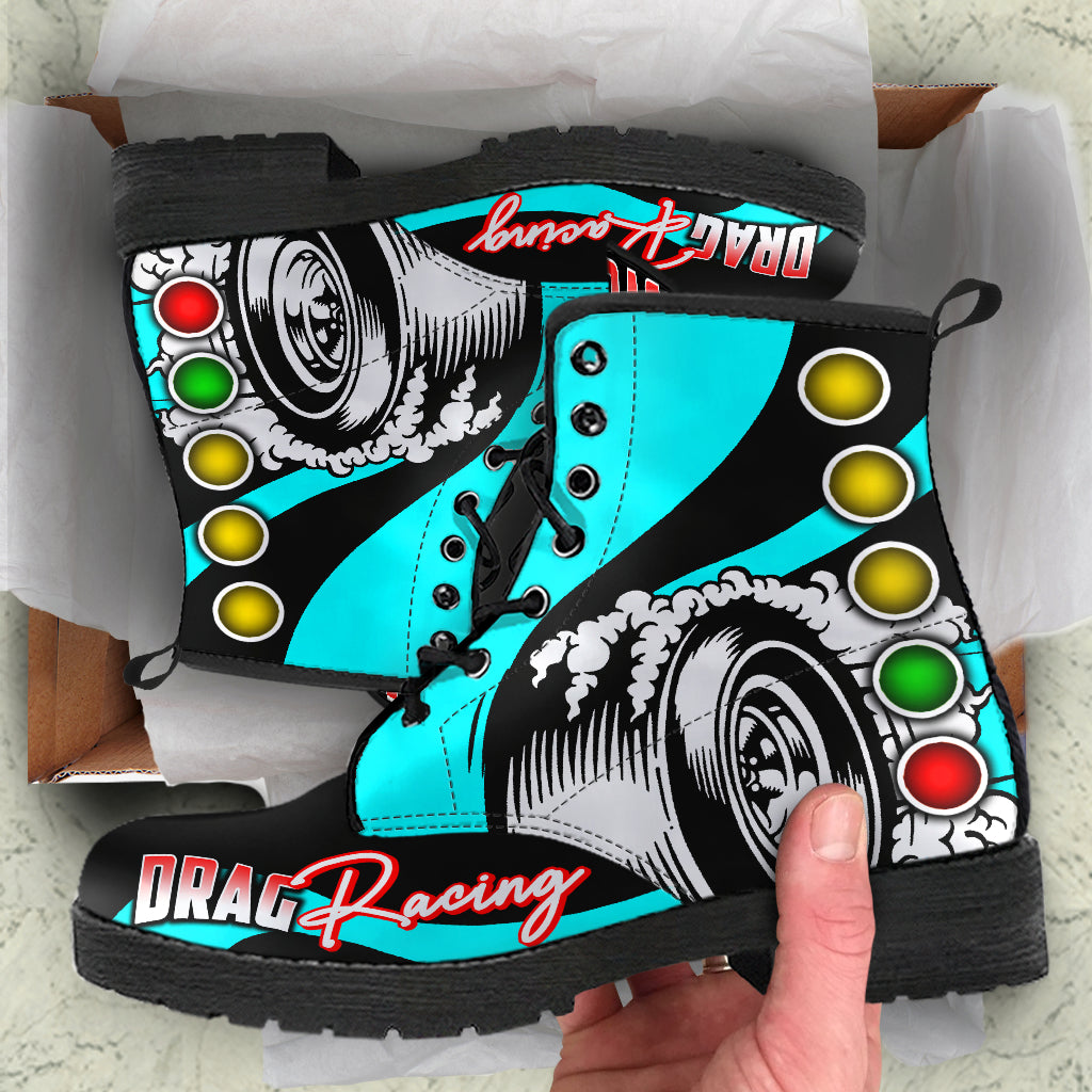 Drag Racing Boots carolina blue