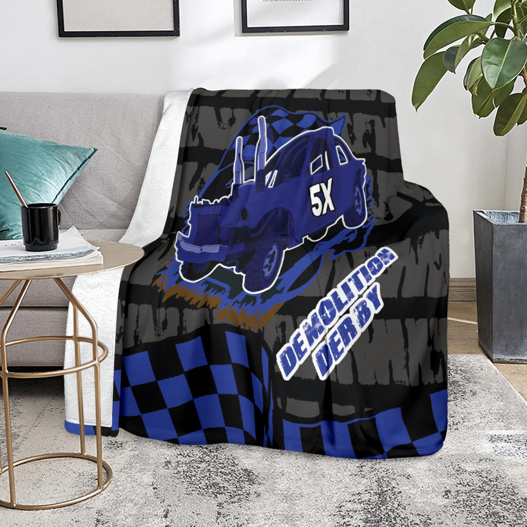 Custom Demolition Derby blanket