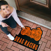 Custom Shaped Drag Racing Bike Door Mat