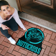 Custom Shaped Motocross Door Mat