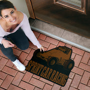 Custom shaped sprint car non-wing door mat