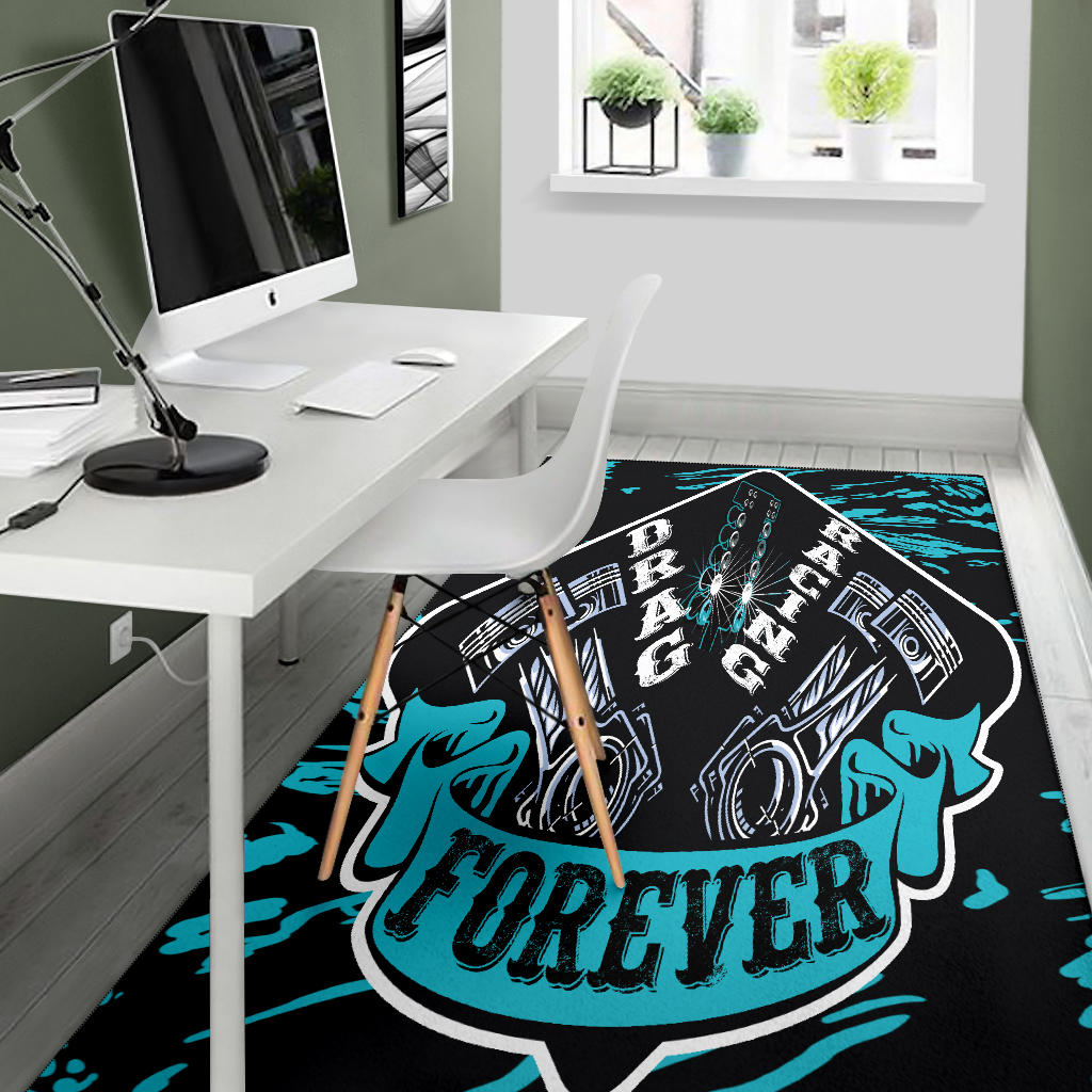 Drag Racing Forever Rug