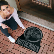 Custom Shaped Motocross Door Mat