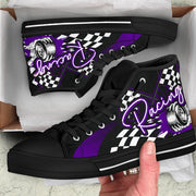 Racing High Top Shoes purple