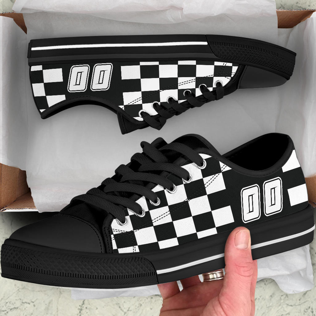 Custom racing low top shoes