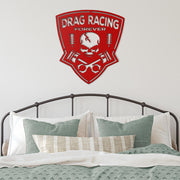 Drag Racing Forever Metal Sign