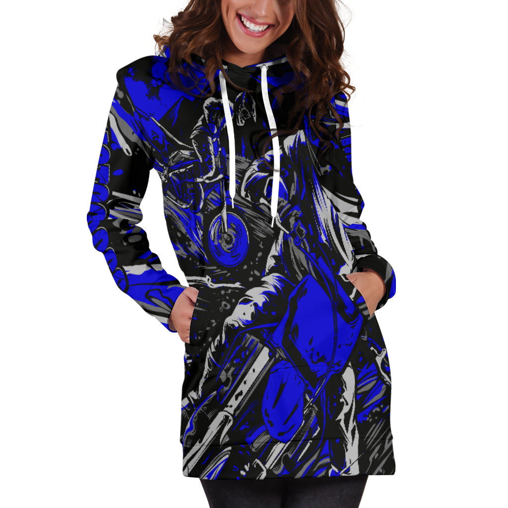 Motocross Hoodie Dress