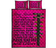 Drag Racer's Prayer Quilt Bed Set