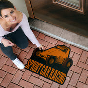 Custom shaped sprint car non-wing door mat