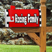 Racing Family Mailbox Cover Red