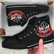 Sprint Car Racing High Top Shoes
