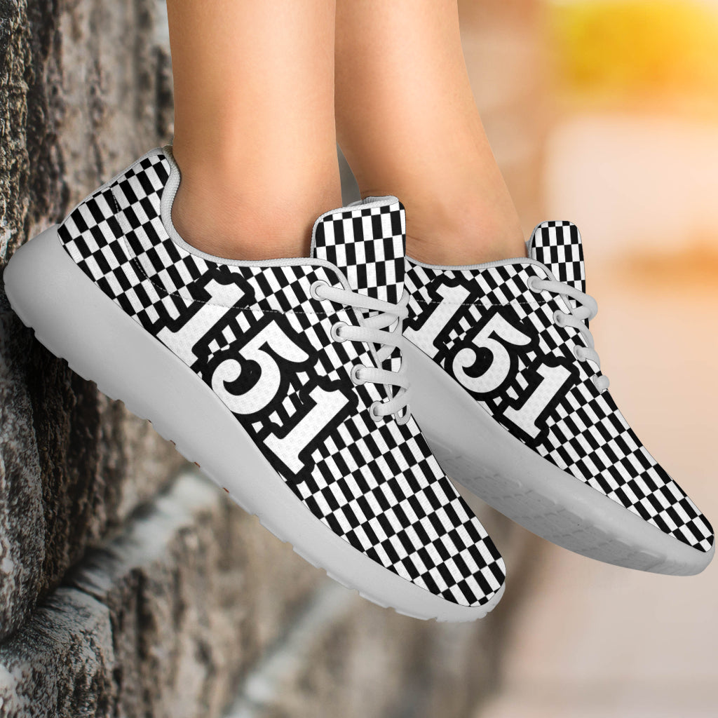 Racing Sneakers Checkered Flag