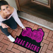 Custom Shaped Drag Racing Bike Door Mat