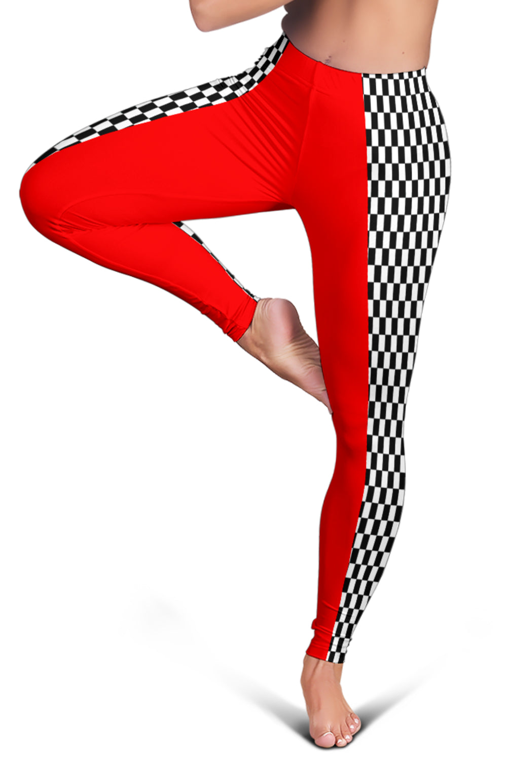 Racing Checkered Flag Leggings