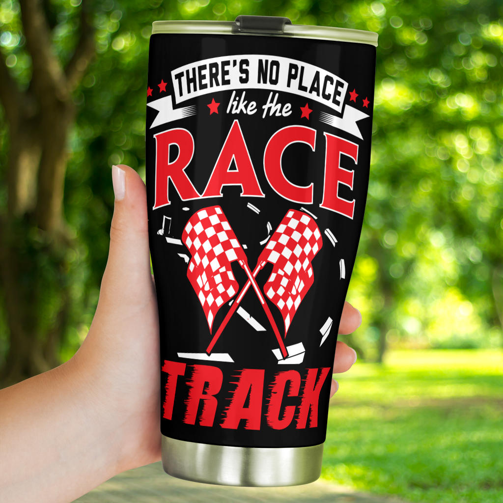 dirt track racing tumbler