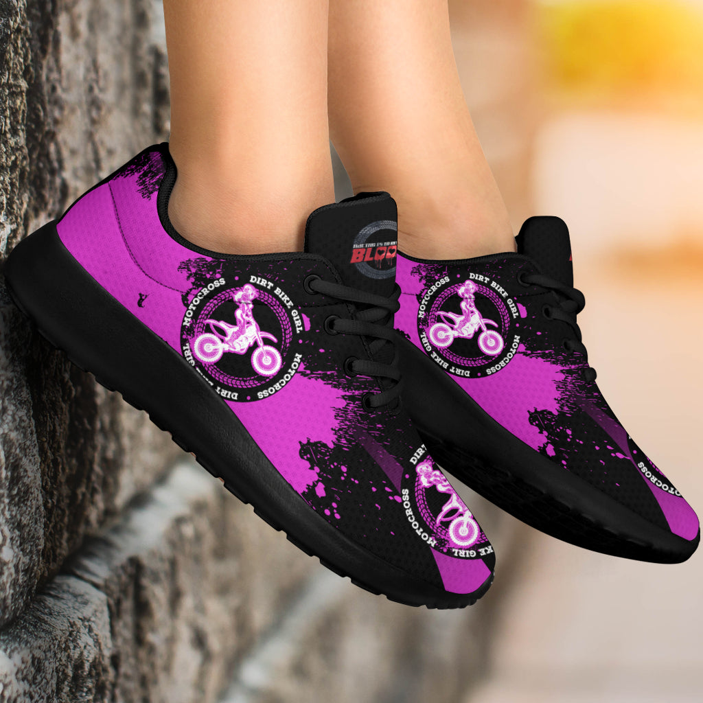 Dirt Bike Girl Sneakers