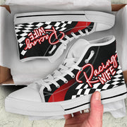 Racing Wife High Top Shoes