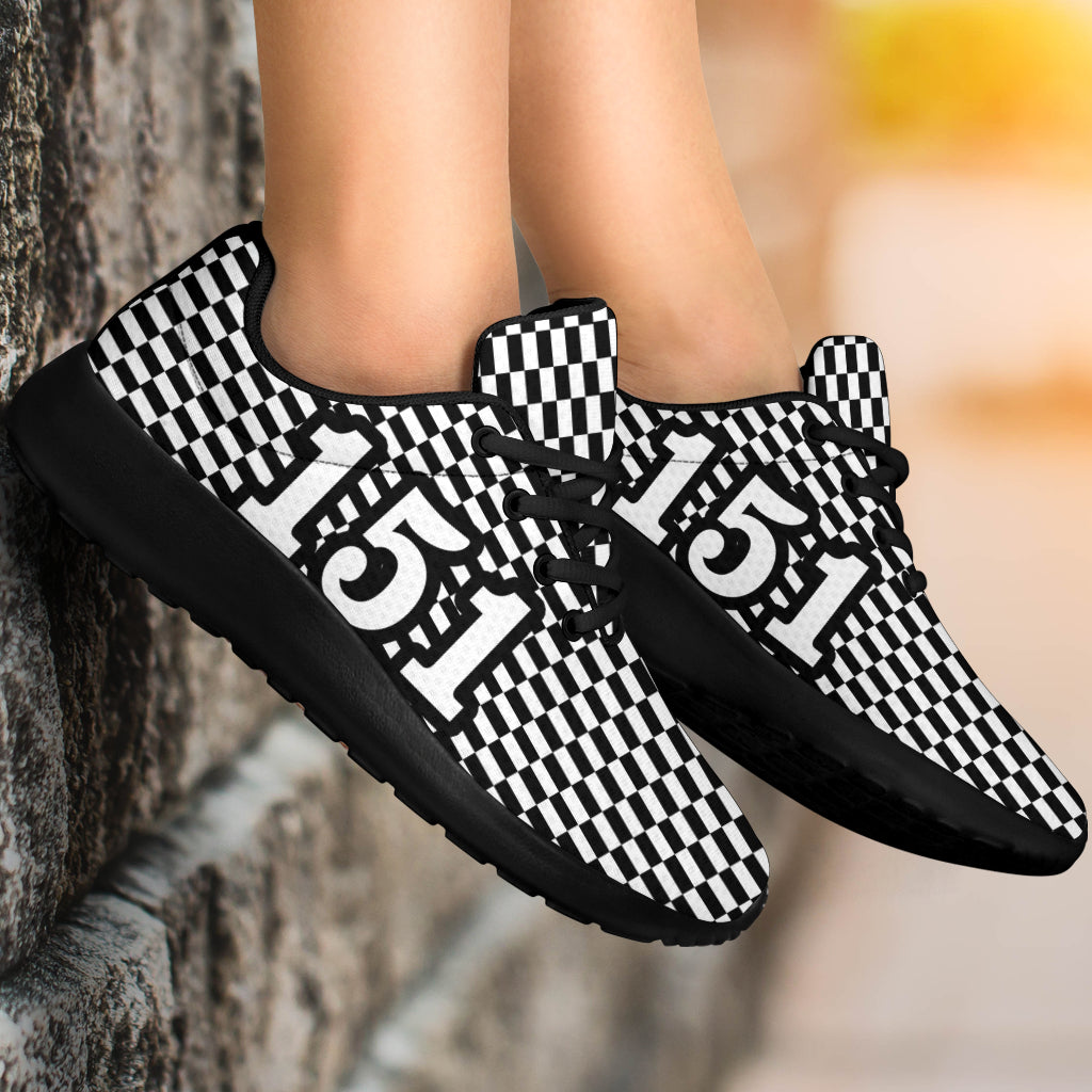 Racing Sneakers Checkered Flag