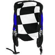 Racing Girl Checkered Trapper Hat