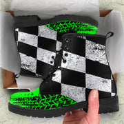 Racing Checkered Boots