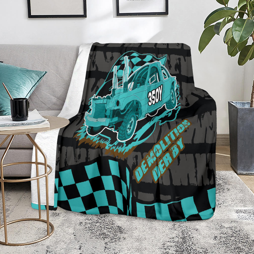 Custom Demolition Derby blanket