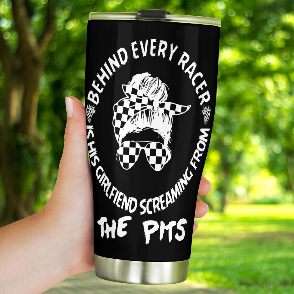 racing girlfriend tumbler