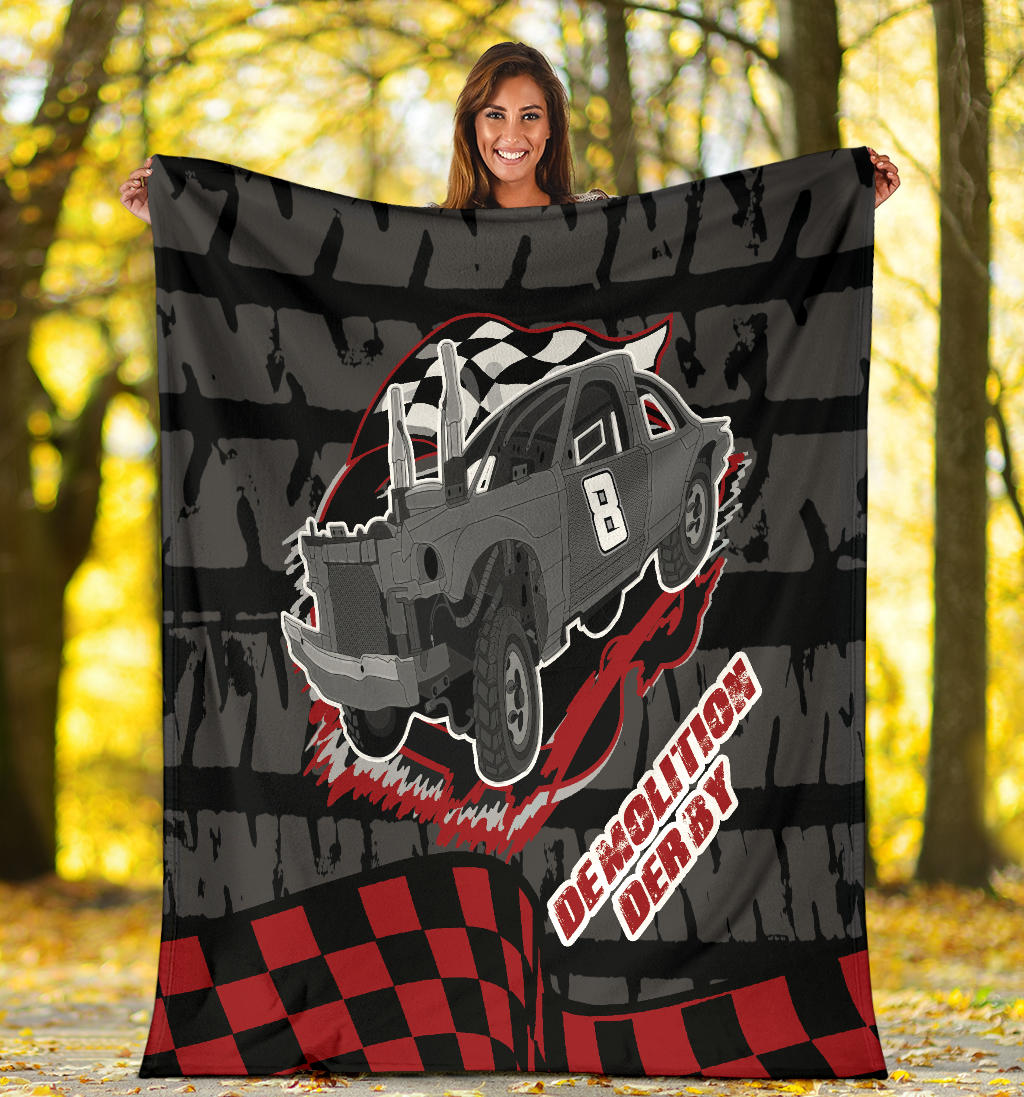 Custom demolition derby blanket