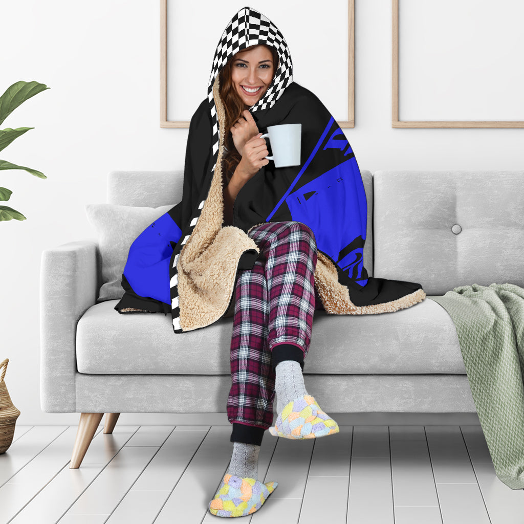 Dwarf Car Racing Forever Hooded Blanket