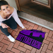 Custom shaped sprint car door mat