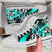 Racing High Top Shoes carolina blue