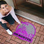 Custom Shaped Dragster Door Mat