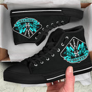 Sprint Car Racing High Top Shoes