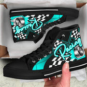 Racing High Top Shoes carolina blue