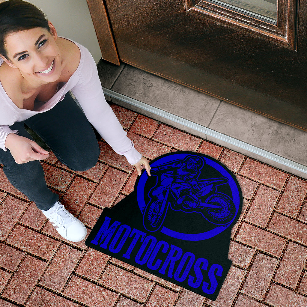 Custom Shaped Motocross Door Mat