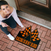 Racing Shaped Door Mats