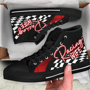Racing Wife High Top Shoes