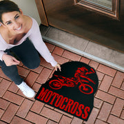 Custom Shaped Motocross Door Mat