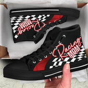 Racing Mom High Top Shoes