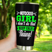 motocross girl tumbler