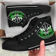 Sprint Car Racing High Top Shoes
