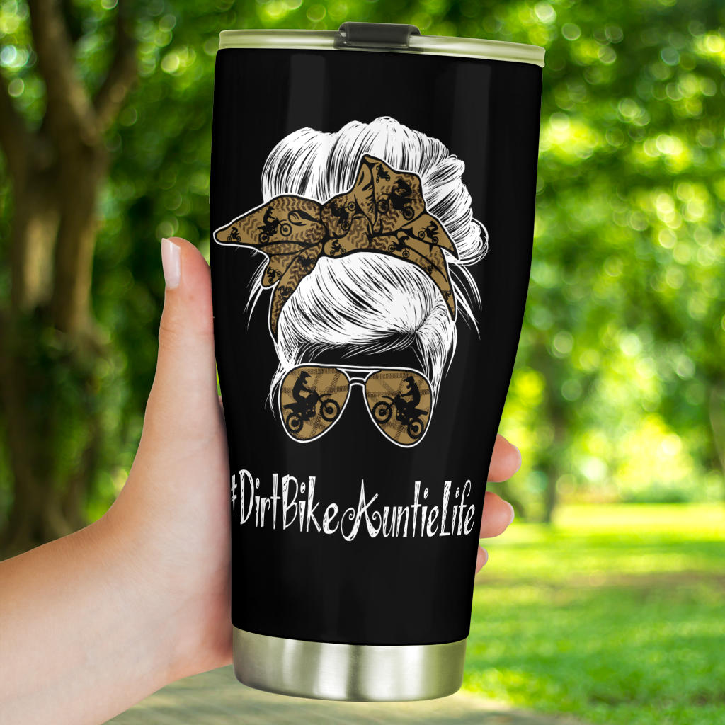 Dirt Bike Auntie Life Tumbler
